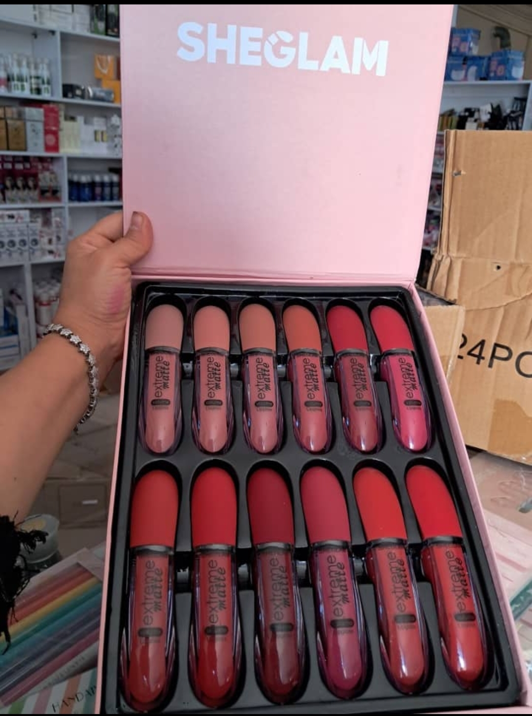 رژ12تایی مایع شیگلم