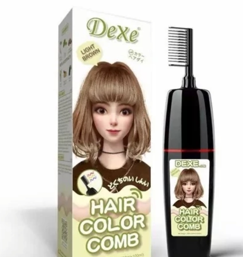 شامپو رنگ مو Dexeقهوه ای روشن