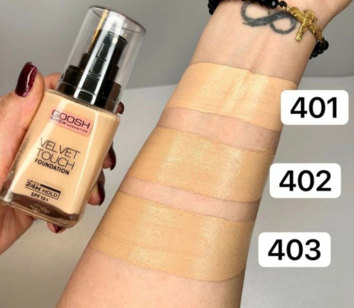 کرم پودر شیشه ای مدل VELVET TOUCH FOUNDATION