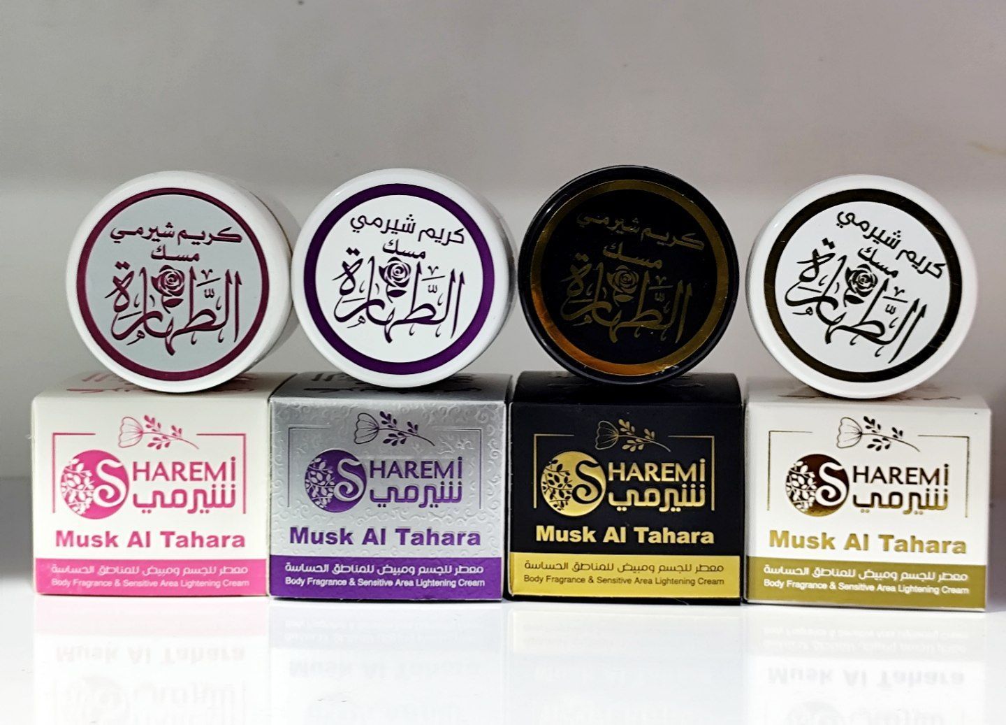کرم مام عطر بدن عربی مسک الطهاره (کارتن مشکی و سفید)