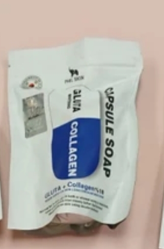 صابون کپسولی گلوتاتیون اصل مدل آبی