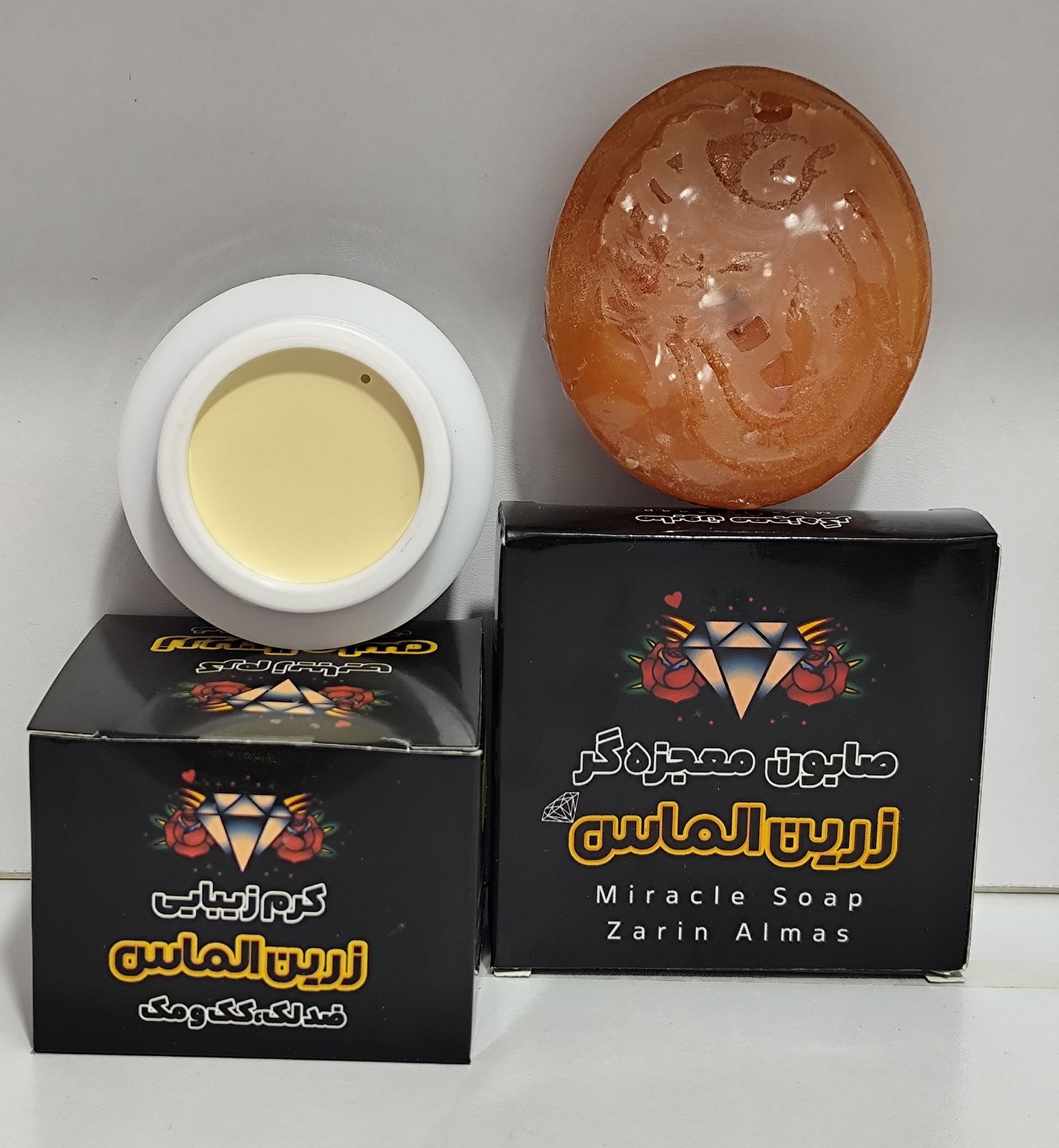 کرم ضد لک  زرین الماس   همراه با صابون اورجینال